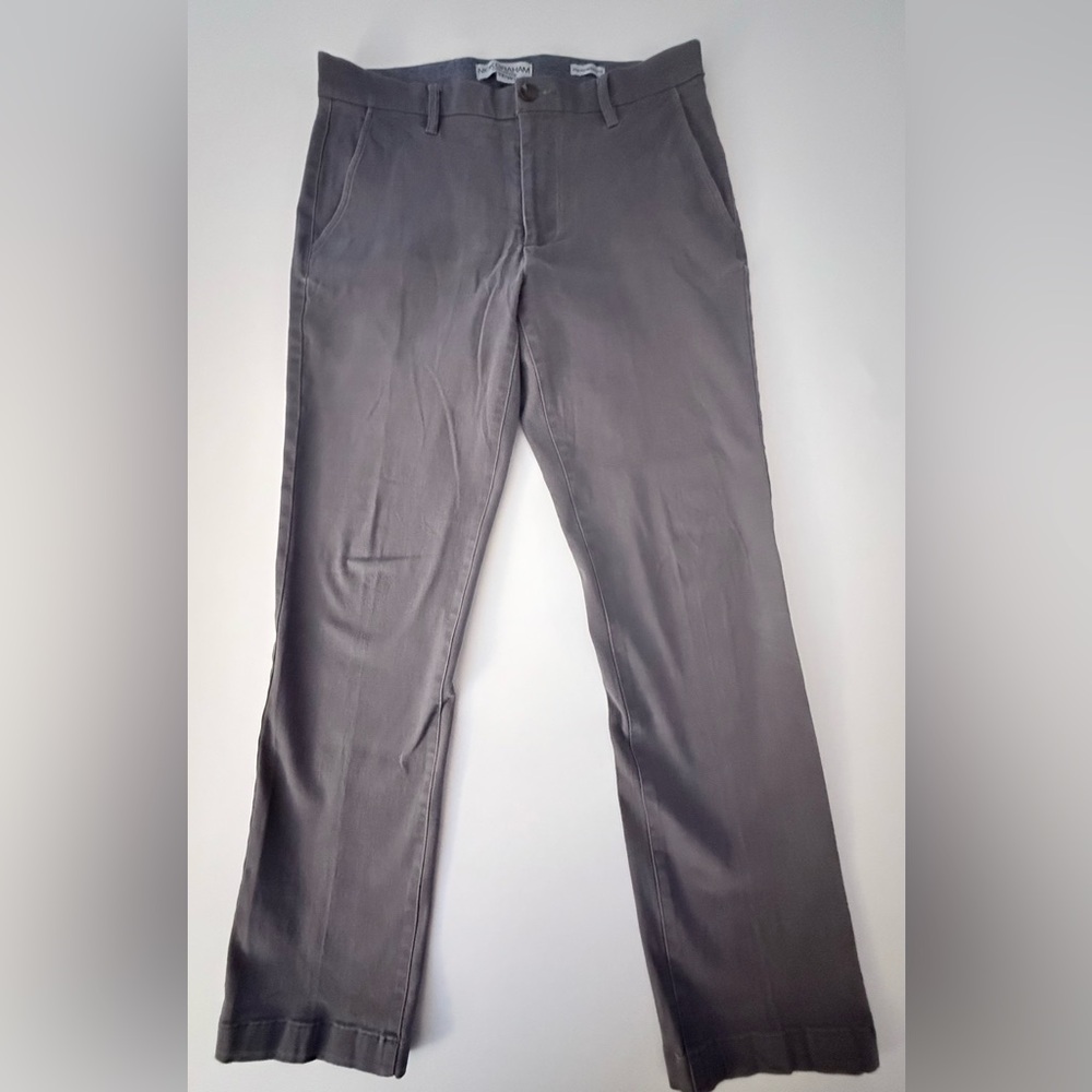 Nick Graham Everywhere Pants 32x30 Gray Stretch Modern Fit Chino